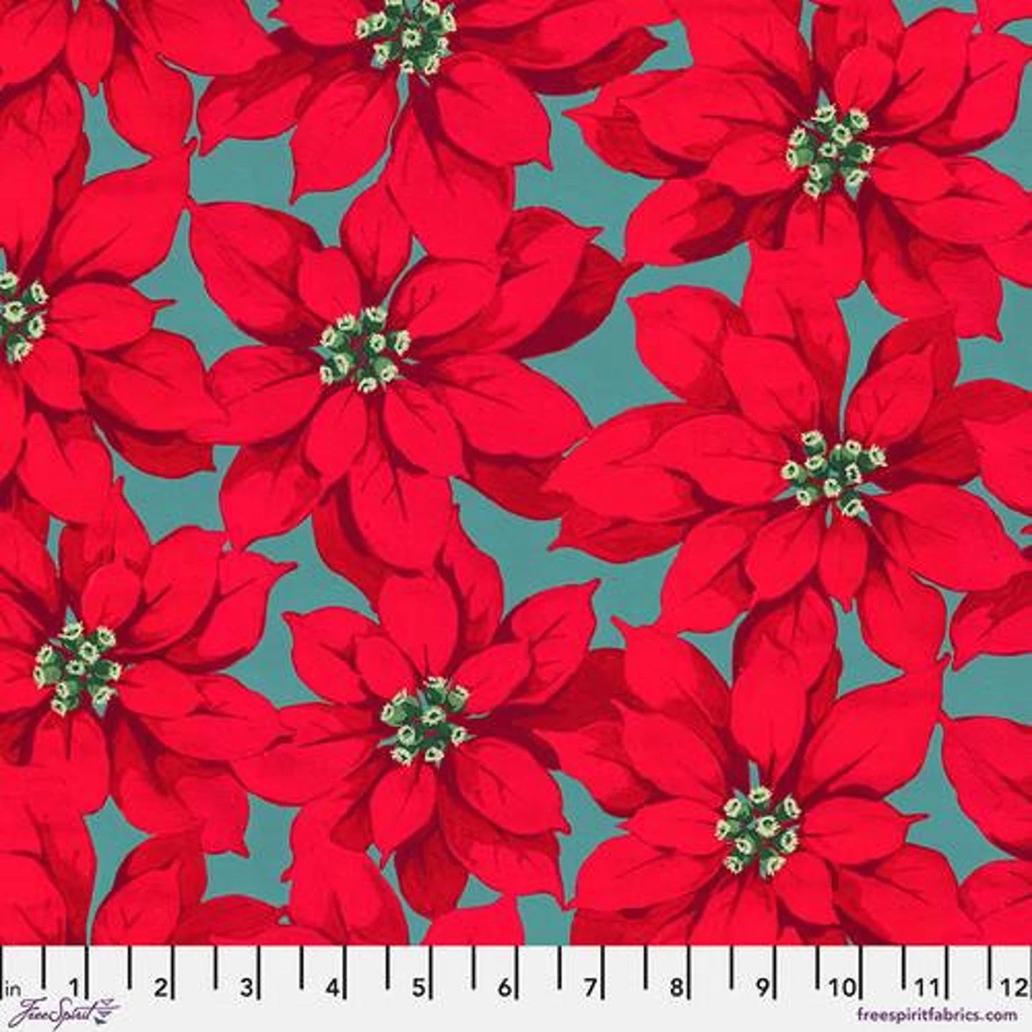 Free Spirit-Large Poinsettia Red-fabric-gather here online