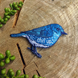 ilikesara-Chin Up Bluebird Patch-accessory-gather here online