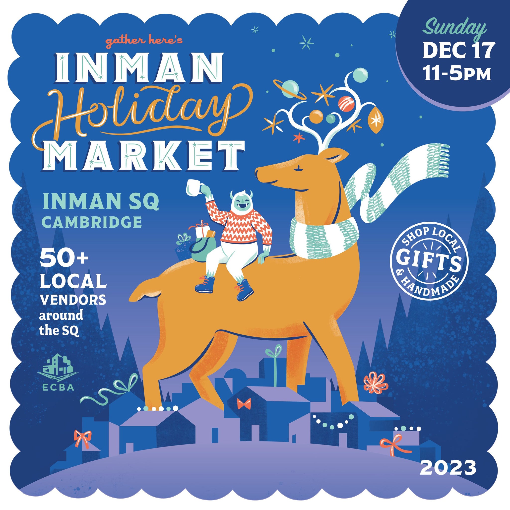 2022 Inman Square Holiday Market gather here online
