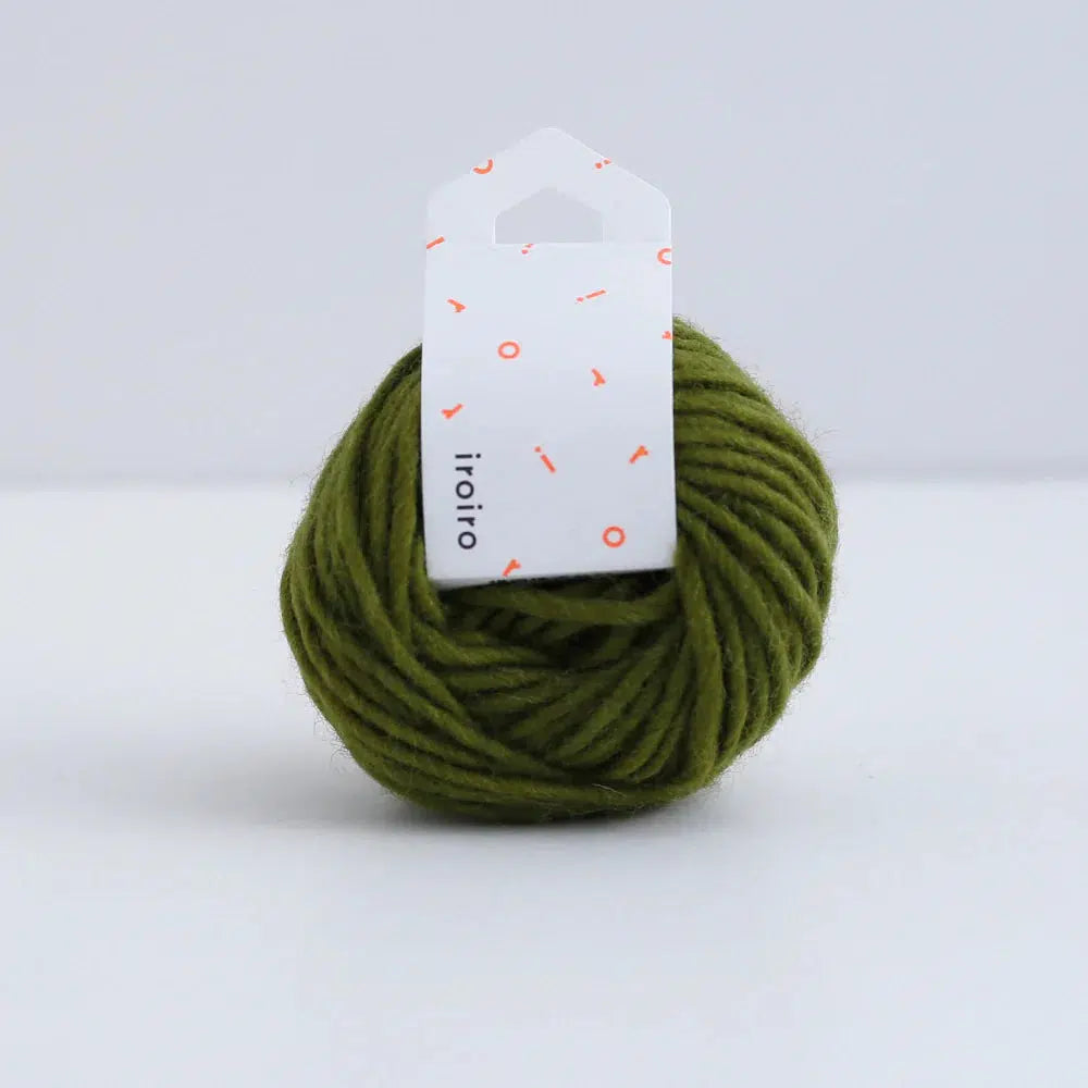 amirisu-iroiro Roving-yarn-109 Matcha-gather here online