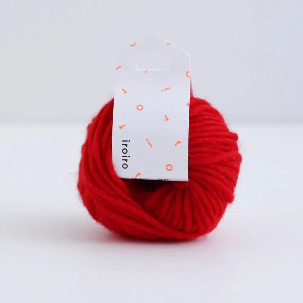 amirisu-iroiro Roving-yarn-118 Red-gather here online