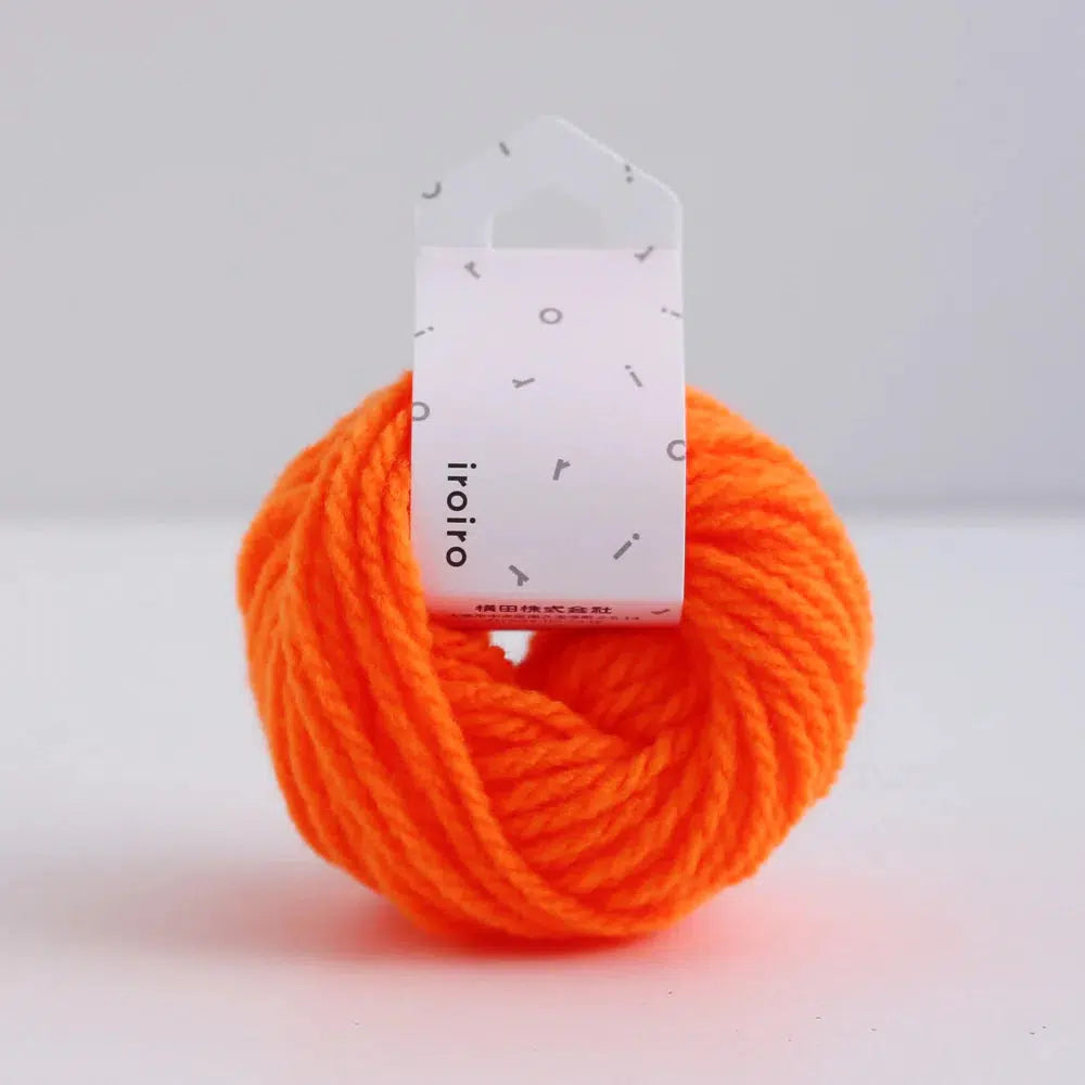 amirisu-iroiro Roving-yarn-203 Neon Orange-gather here online