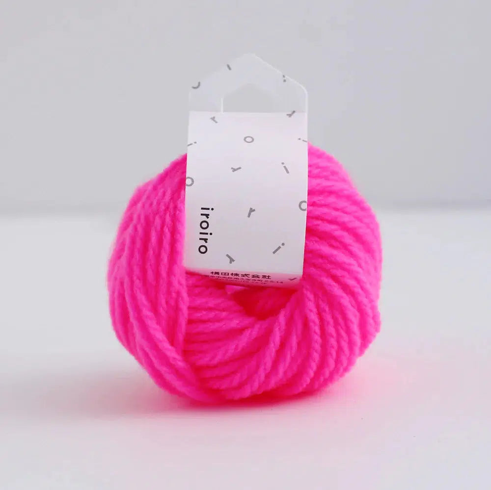 Daruma-iroiro Neon-yarn-204 Neon Pink-gather here online