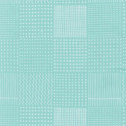 Robert Kaufman-Allotments Aqua-fabric-gather here online