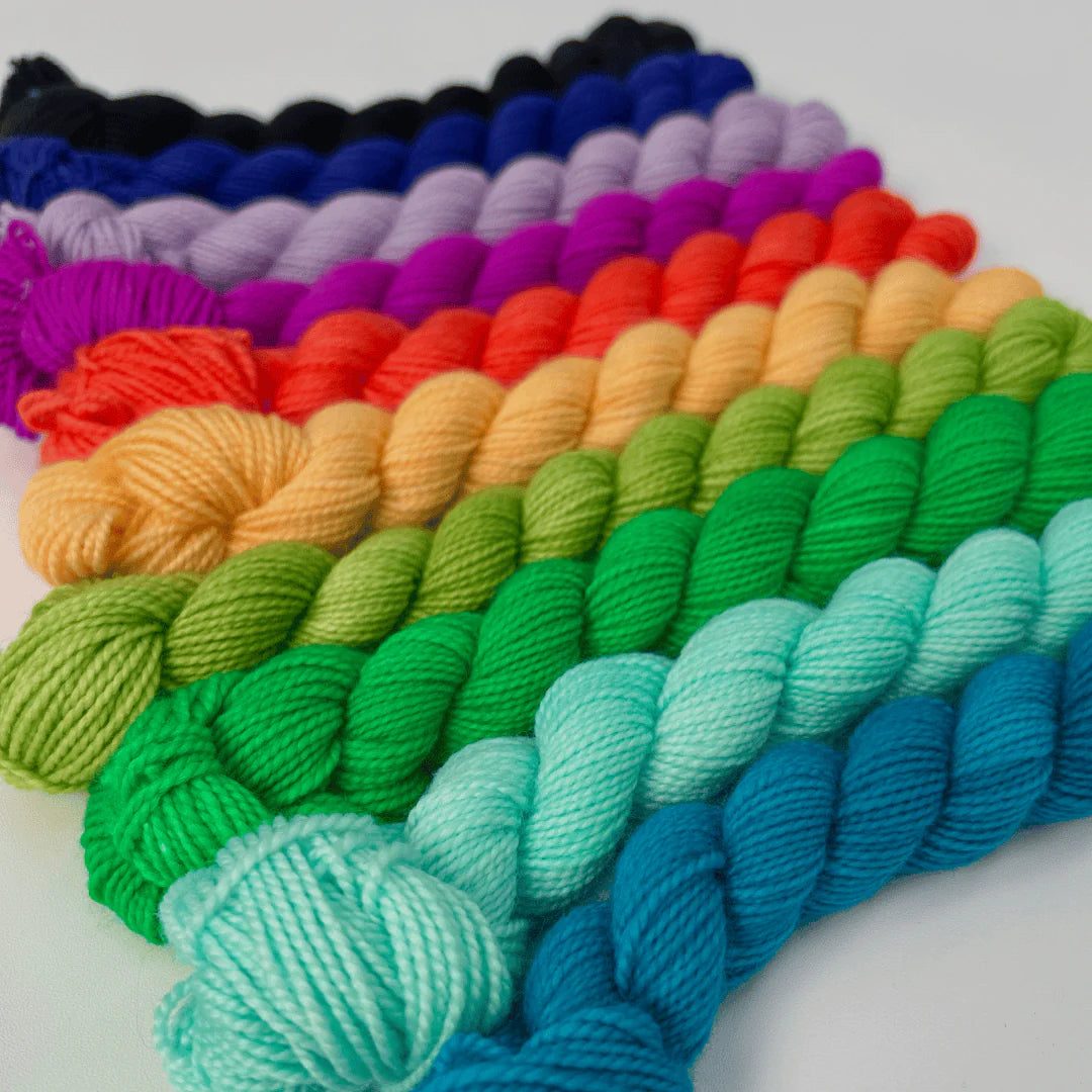 Fiber MacGyver-Merino Twist Mini Bundle - Key West-yarn-gather here online