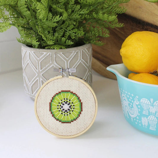 gather here classes-Cross Stitch - Kiwi-class-gather here online