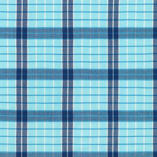 Robert Kaufman-Loomworks Plaid Lake-fabric-gather here online