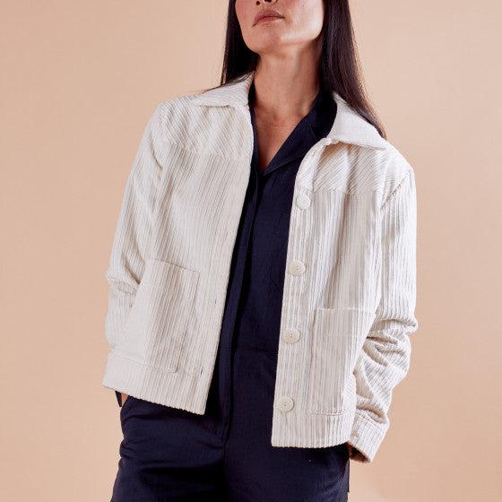 Atelier Brunette-LA Veste Jacket Pattern-sewing pattern-gather here online