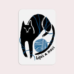 Stay Home Club-LIfe's A Mess Vinyl Sticker-sticker-gather here online