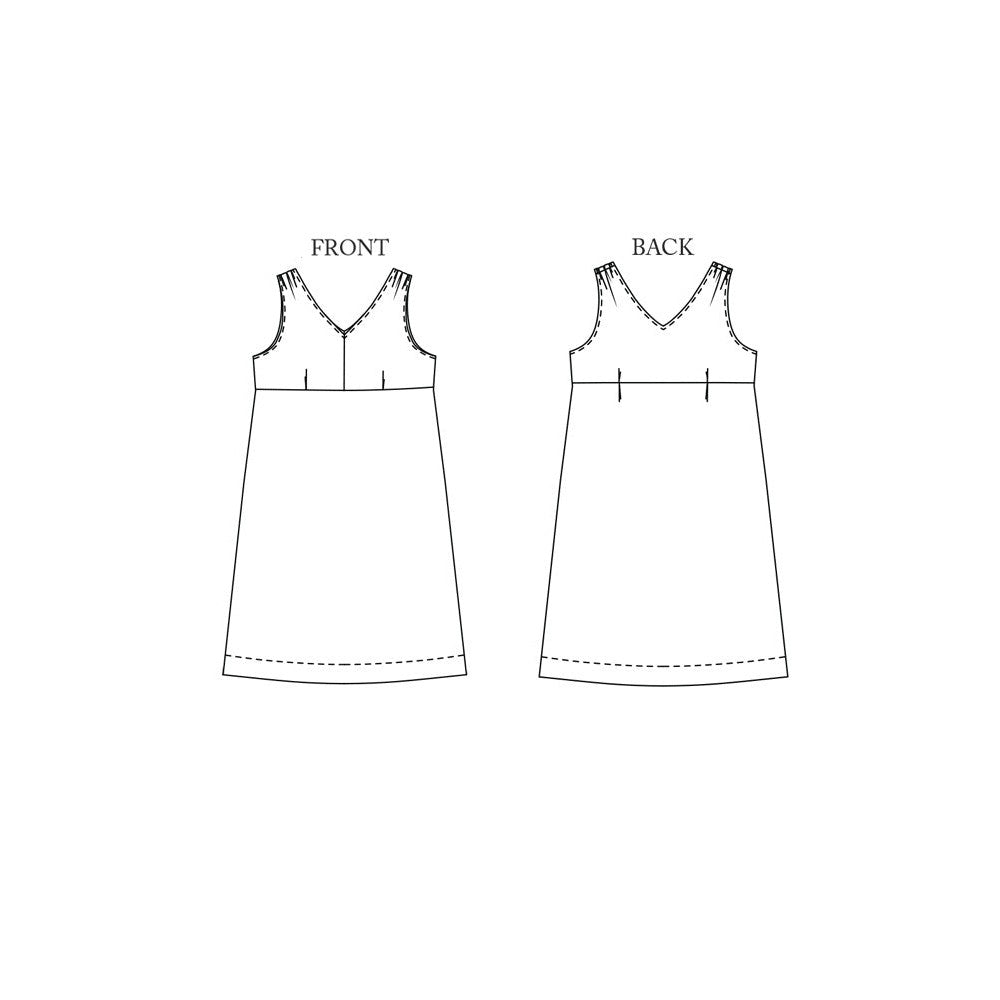 Lilian Slip Dress Pattern - PDF DOWNLOAD gather here online Lilian Slip Dress Pattern - PDF DOWNLOAD gather here online