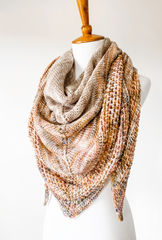 gather here classes-Loveland Shawl Tunisian Crochet CAL - 3 sessions-class-gather here online