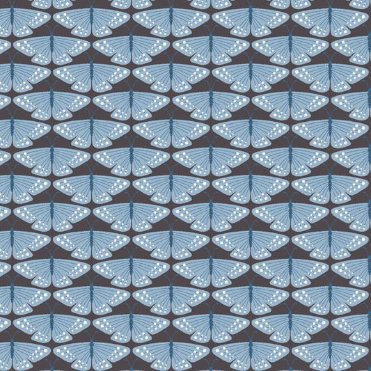 Cotton + Steel-Flutter In The Midnight Hour-fabric-gather here online