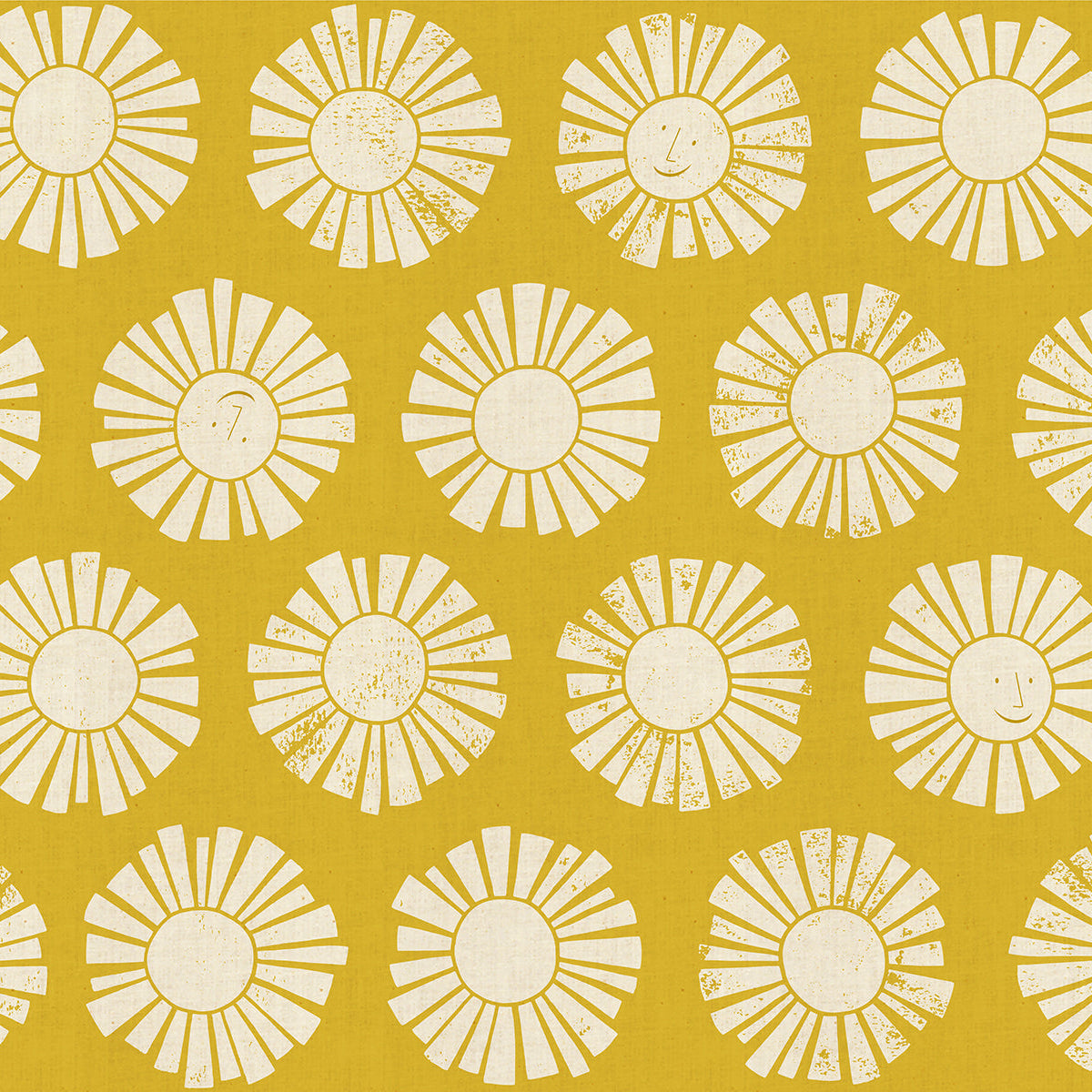 Cotton + Steel-Sunshine Golden Unbleached-fabric-gather here online