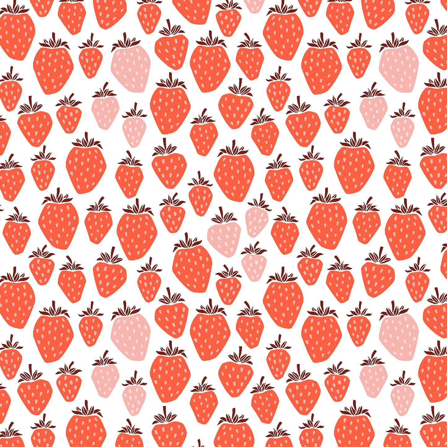 Cotton + Steel-Queen Of Berries Blushing Red-fabric-gather here online