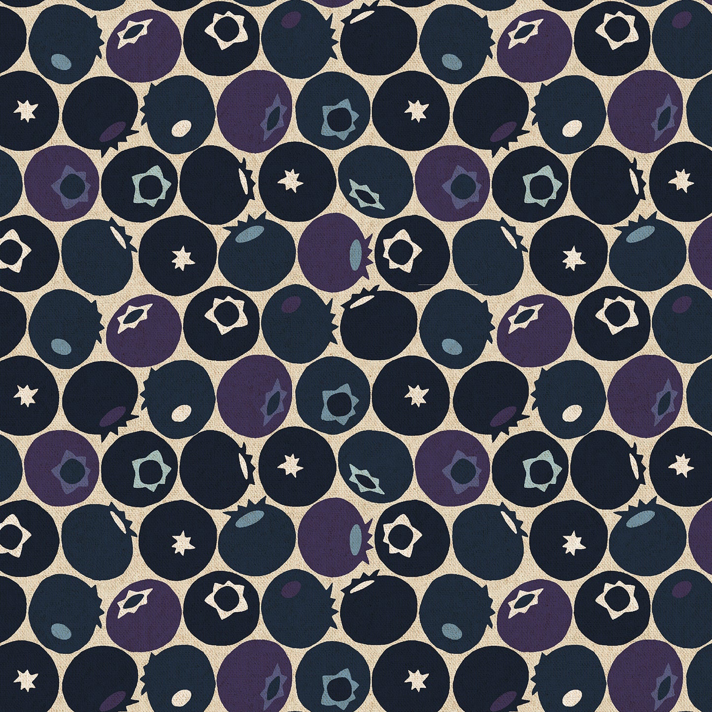 Cotton + Steel-Blueberry Blueberry Hill Unbleached Canvas-fabric-gather here online