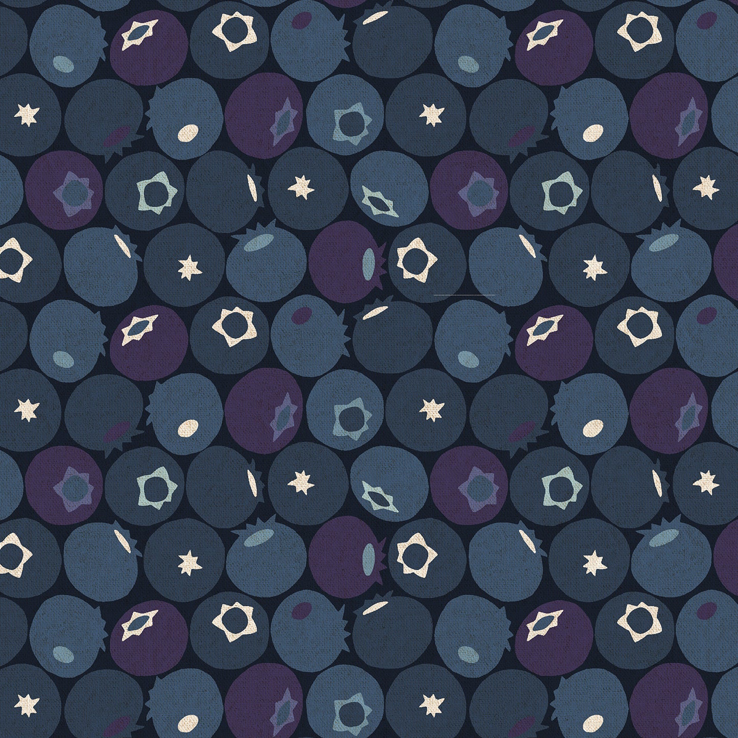 Cotton + Steel-Blueberry Blue Dusk Unbleached Canvas-fabric-gather here online