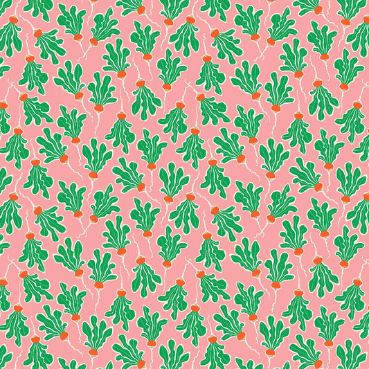 Cotton + Steel-Radish Watermelon-fabric-gather here online