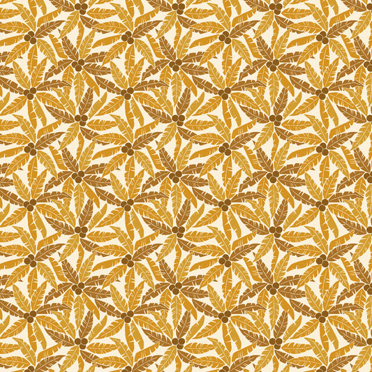 Cotton + Steel-Palm Tree Golden-fabric-gather here online