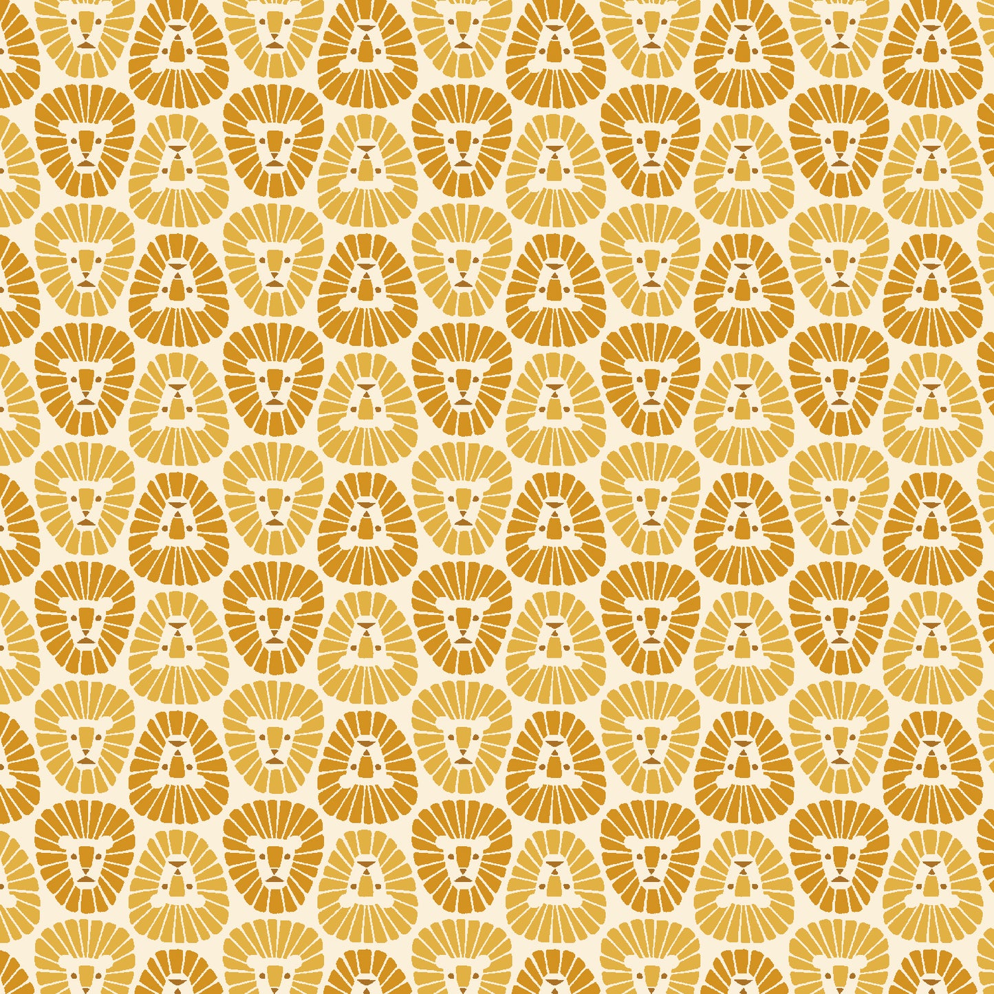 Cotton + Steel-Lion Rising Sun-fabric-gather here online