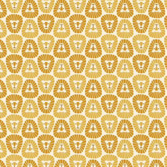Cotton + Steel-Lion Rising Sun-fabric-gather here online