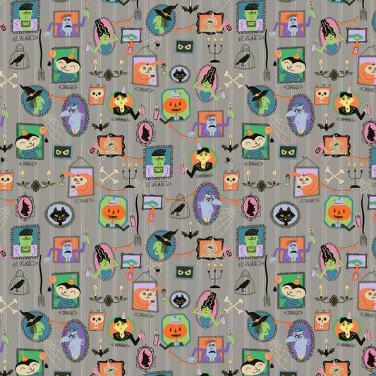 Cotton + Steel-Portrait Gallery Ghouls Just Want To Have Fun-fabric-gather here online