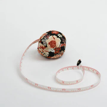 Hiro-Macaron Fabric Tape Measure - Floral-sewing notion-gather here online