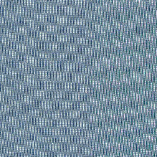 Robert Kaufman-Osaka Cotton Chambray-fabric-Navy-gather here online