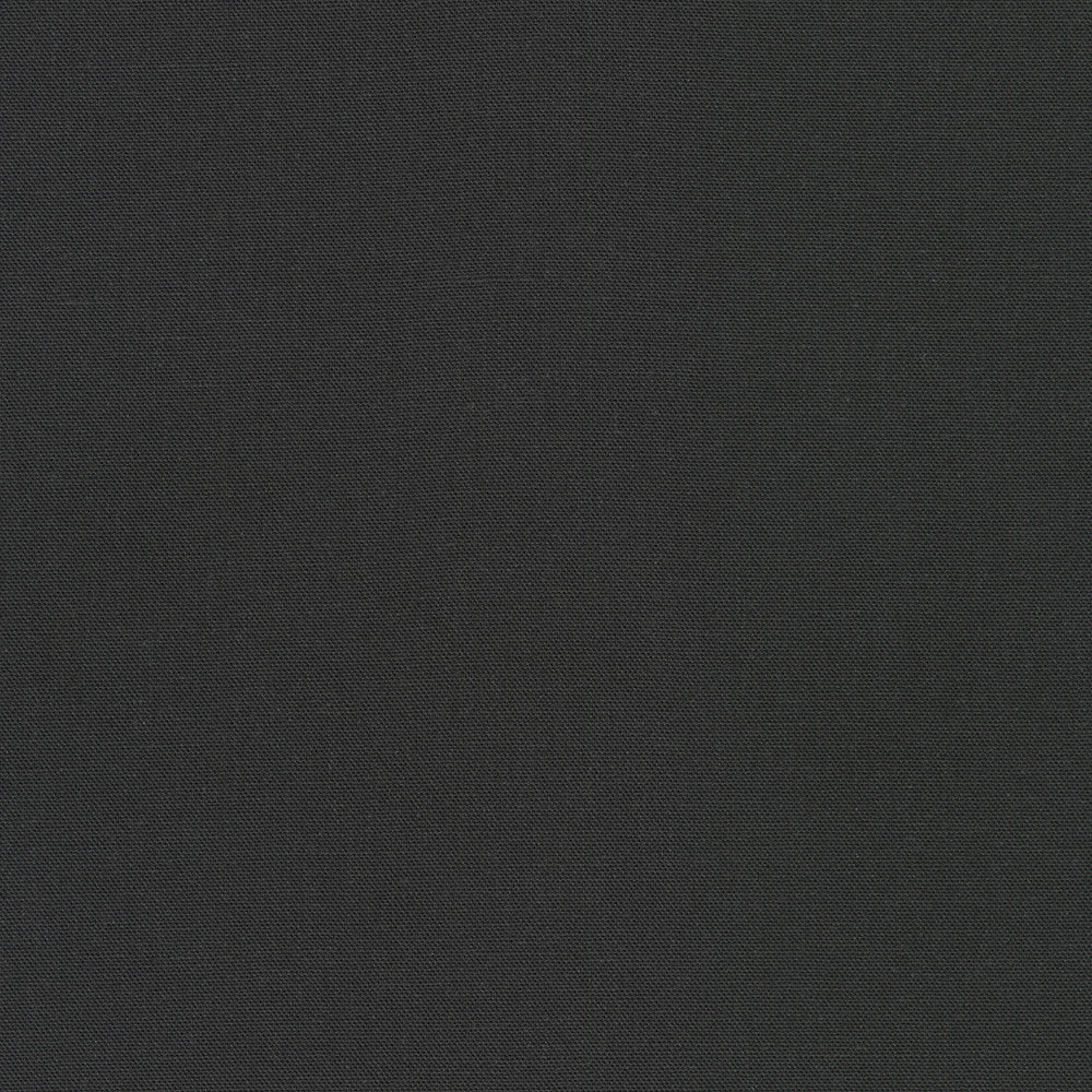 Robert Kaufman-REMNANT: Osaka Cotton Chambray, Black/Black 30% OFF 1.47 YDS-fabric remnant-gather here online