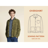Wardrobe By Me-Men's Overshirt Jacket Pattern-sewing pattern-gather here online