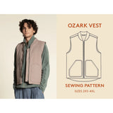 Wardrobe By Me-Ozark Vest Pattern-sewing pattern-gather here online