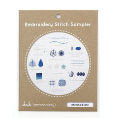 gather here classes-Intermediate Embroidery Sampler-class-gather here online