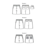 Thread Theory-Bamberton Shorts Pattern (Women's) - PDF DOWNLOAD-sewing pattern-gather here online