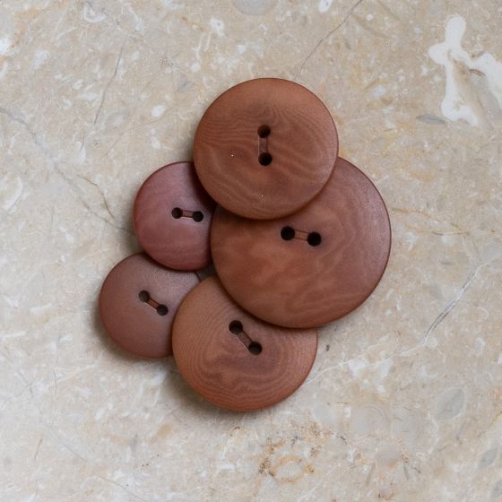 Atelier Brunette-15mm Palm Button (each)-button-Chestnut-gather here online