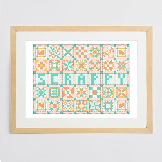 Stay Home Club-Scrappy Patchwork Print-accessory-gather here online