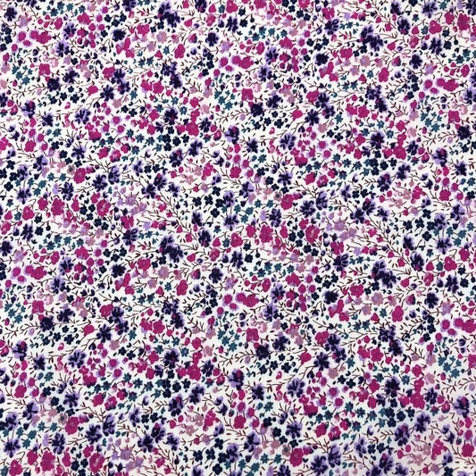 Liberty of London-Tana Lawn - Phoebe Purple-fabric-gather here online