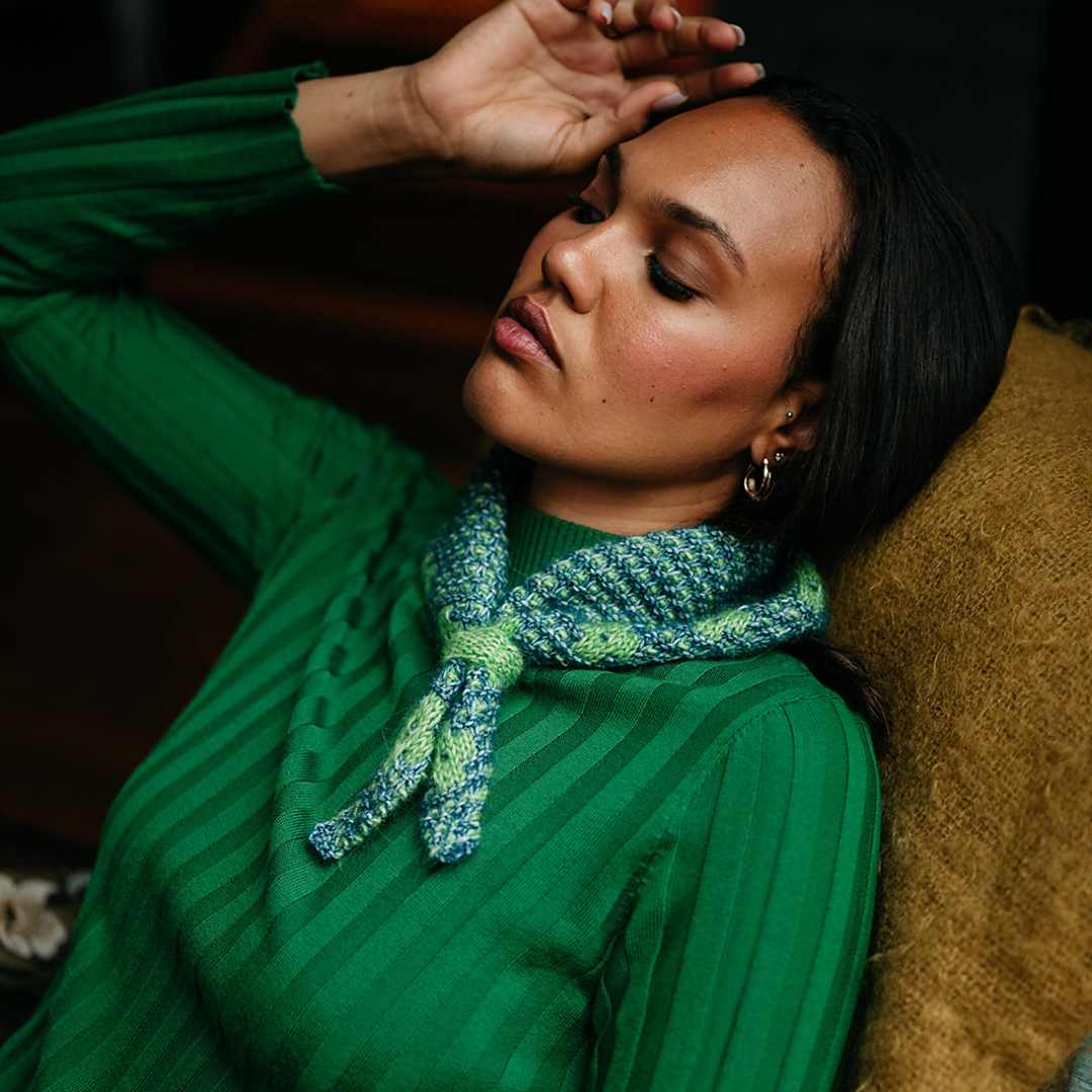 gather here classes-Knitting - Pressed Flowers Kerchief-class-gather here online