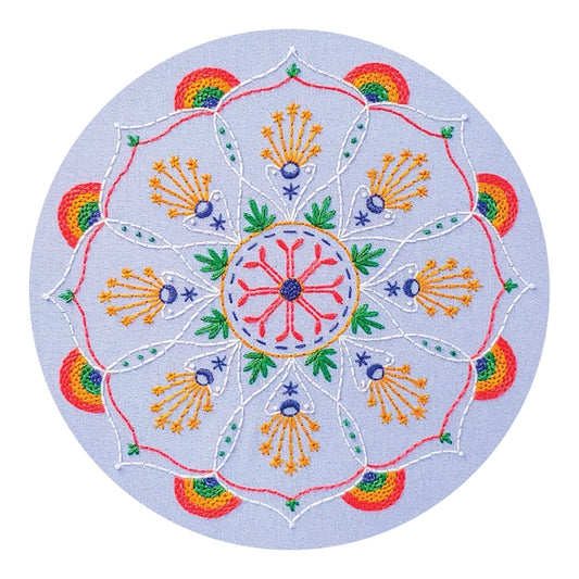 gather here classes-Mandala Embroidery class-class-gather here online
