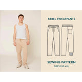 Wardrobe By Me-Rebel Sweatpants Pattern-sewing pattern-gather here online