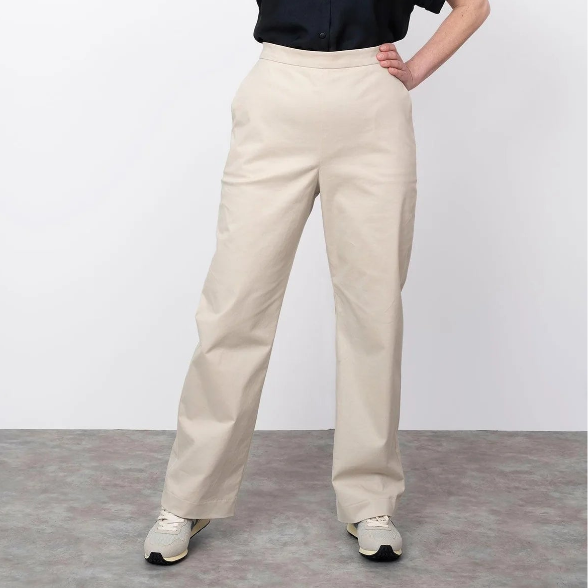 Assembly Line-Regular Fit Trousers Pattern-sewing pattern-gather here online