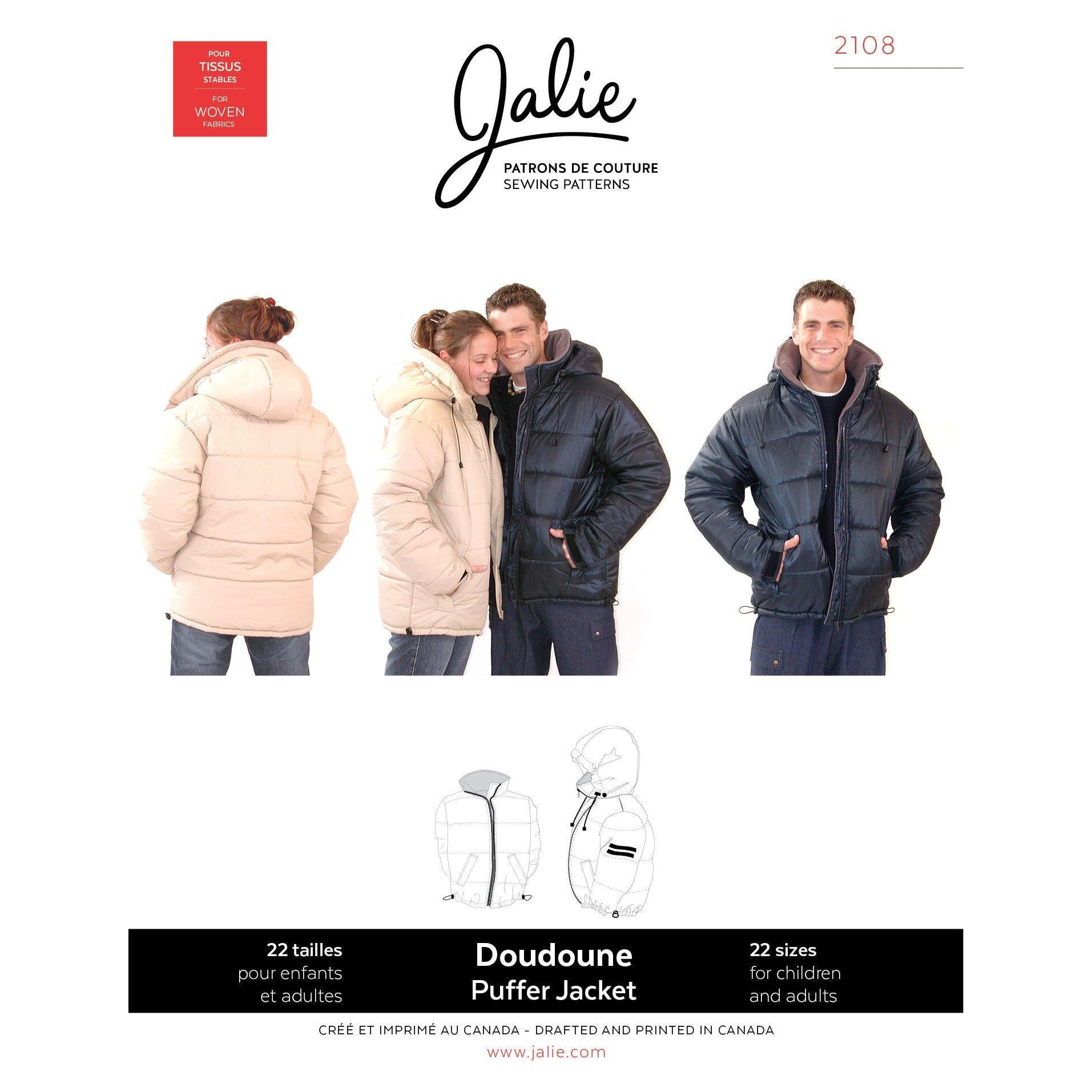 2108 // Puffer Jacket - Jalie