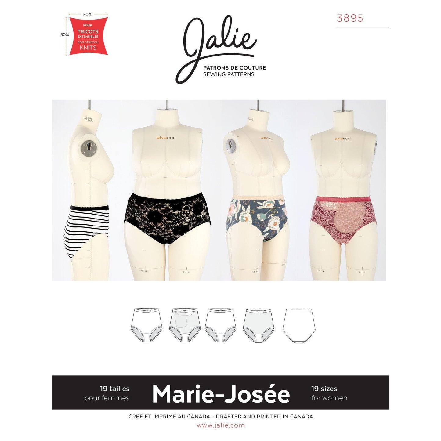 Marie-Josée Briefs with Ostomy Option