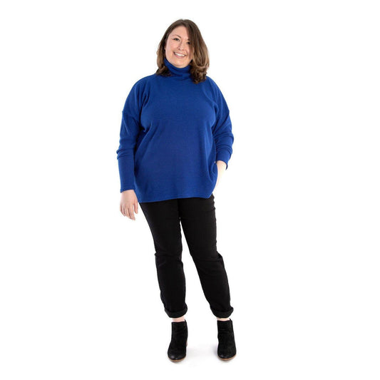 Jalie 3896 - ÉMILIE - Square Roll-Neck Top (Size EE)