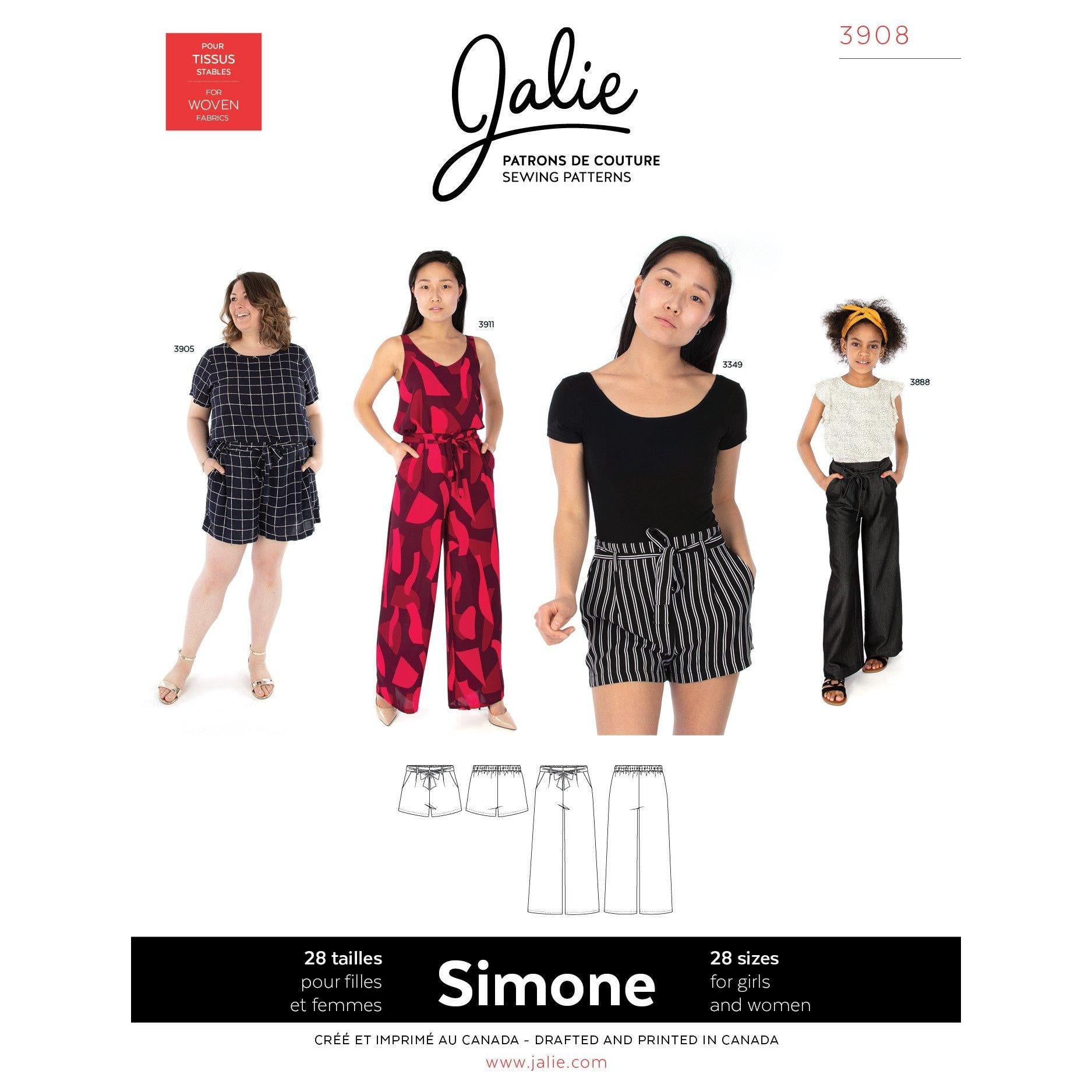 Jalie 3908 - SIMONE - Pattern Cover
