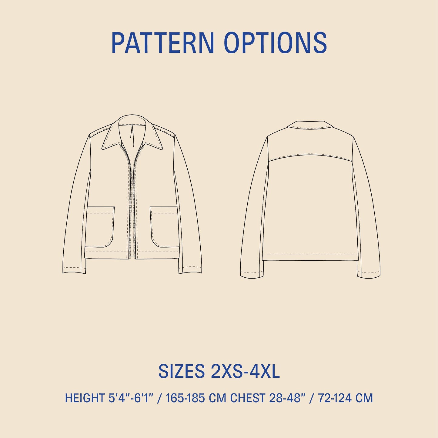 Bear jacket sewing pattern Wardrobe By Me