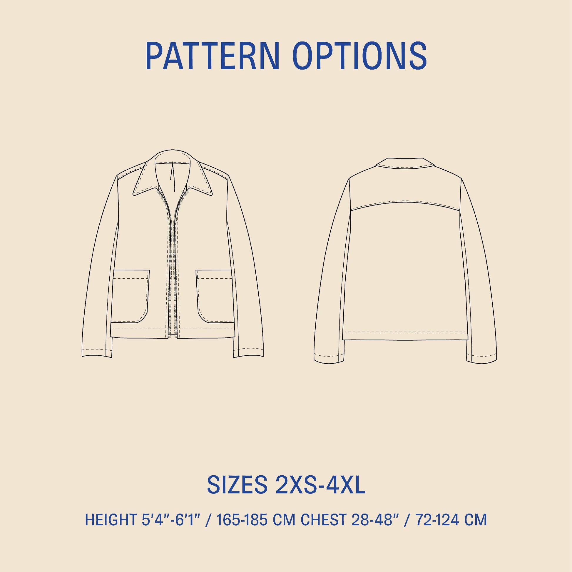 Bear jacket sewing pattern Wardrobe By Me