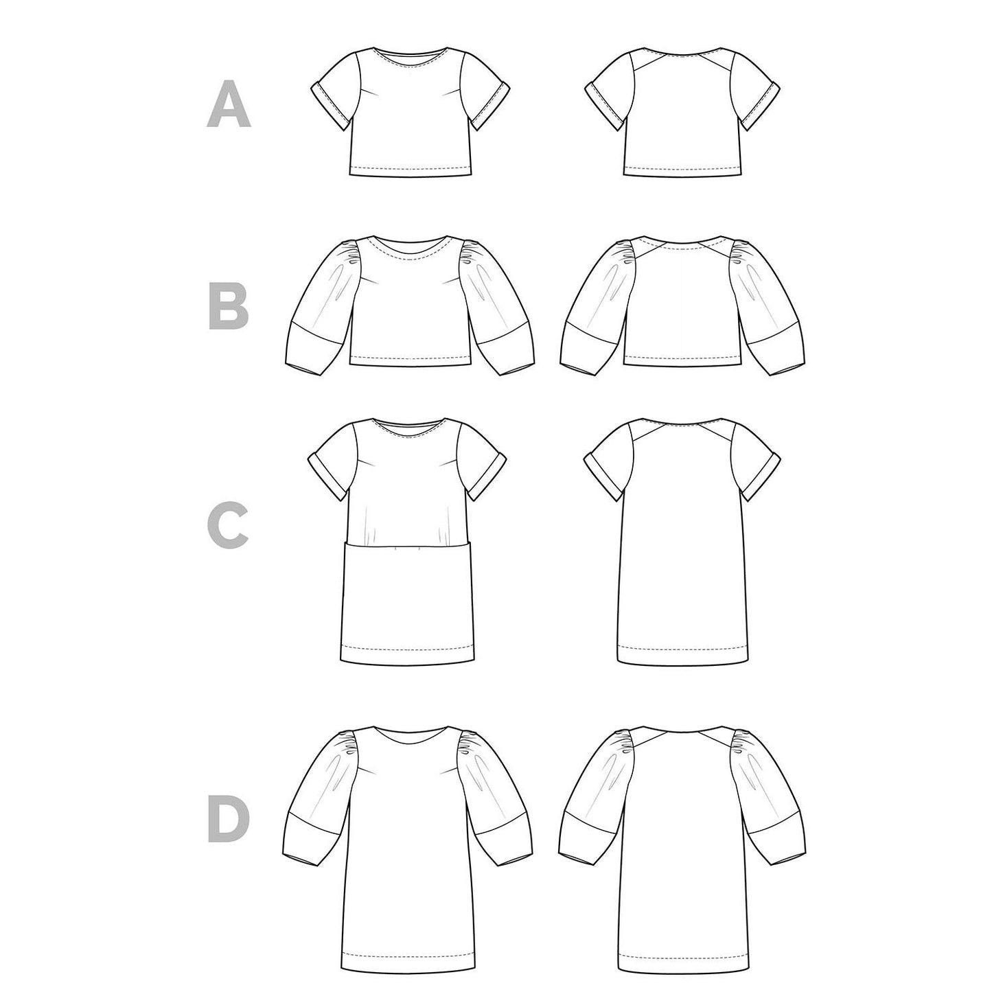 Cielo Top + Dress Pattern