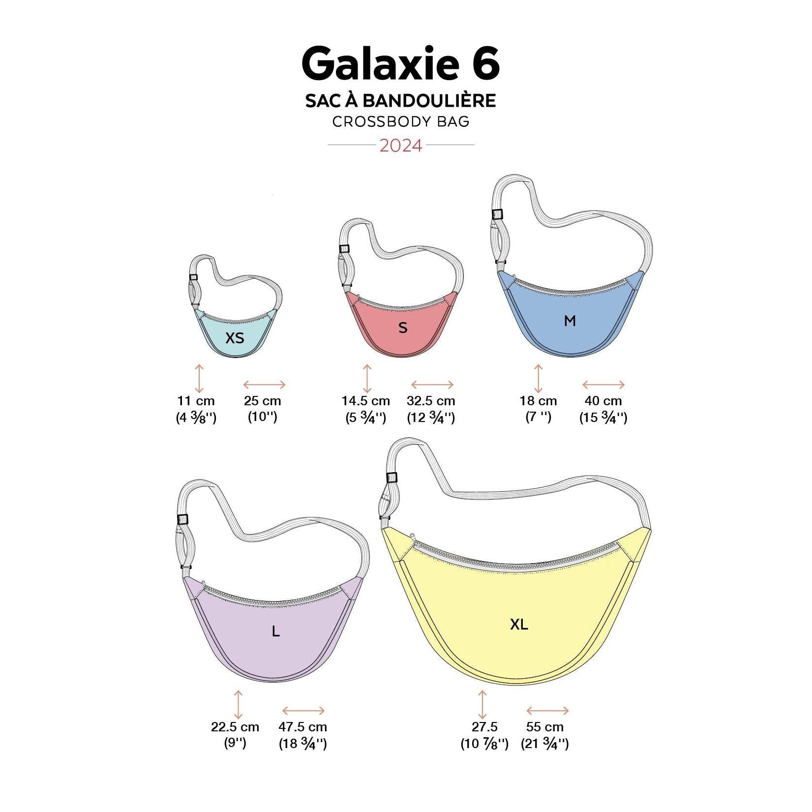 2024 // GALAXIE 6 - Crossbody Bags