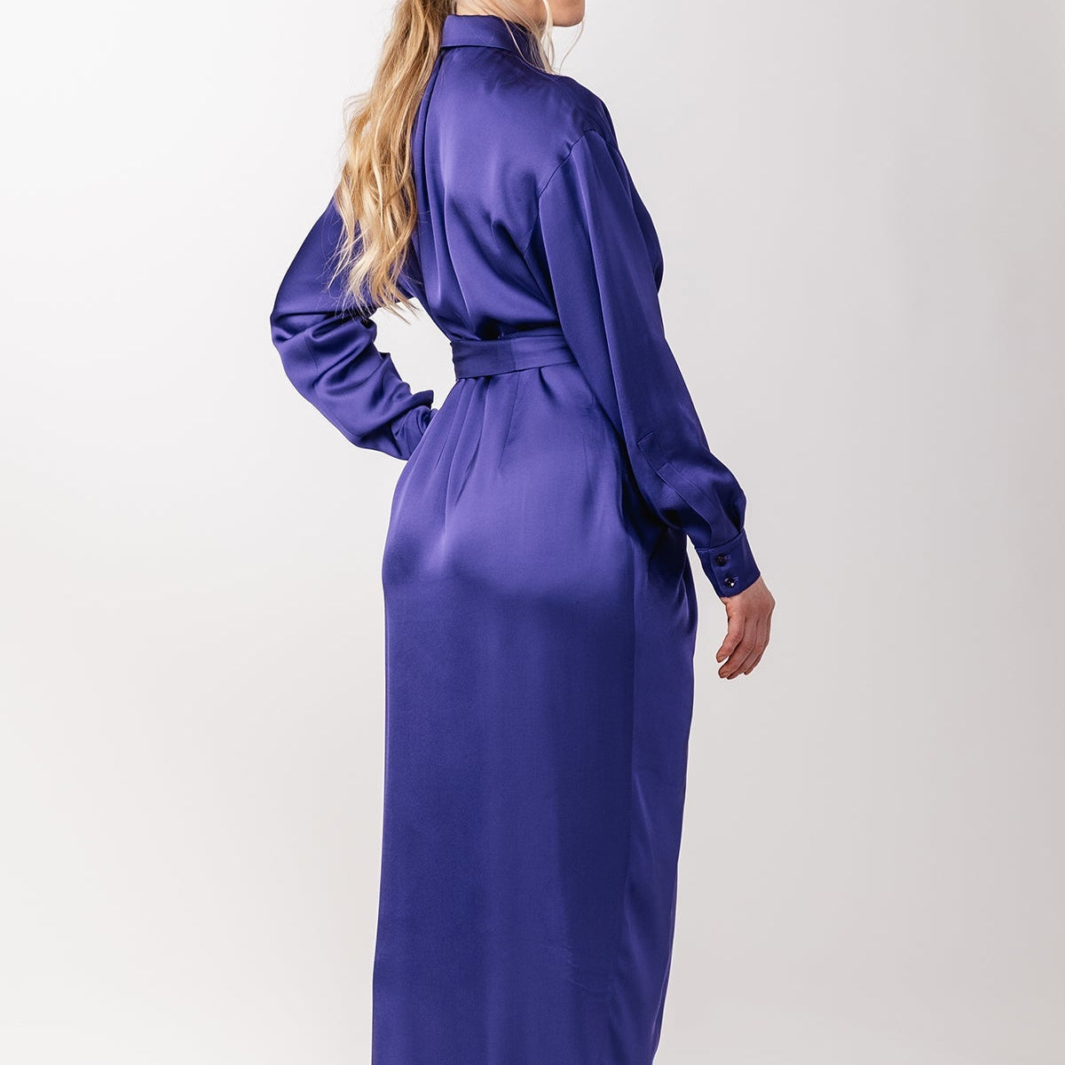 ILTA ruched shirt dress