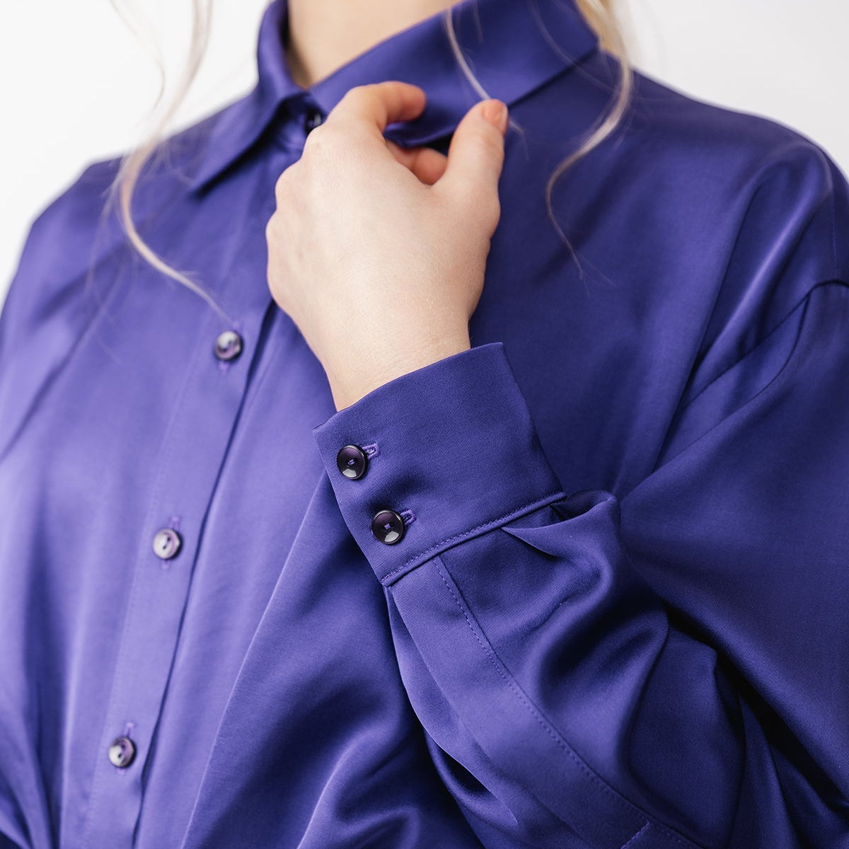 ILTA ruched shirt dress