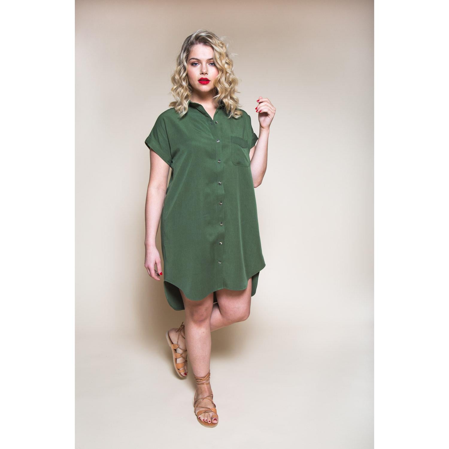 Kalle Shirt + Shirtdress Pattern